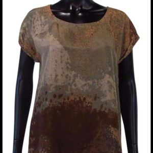 Eileen Fisher silk shirt small new with tag